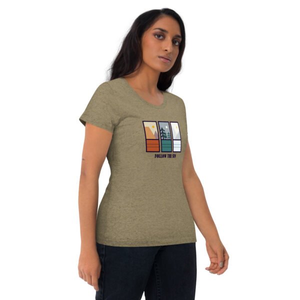 Follow The Sun | Triblend T-shirt - Image 3